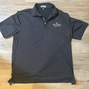 Peter Millar Summer comfort polo gray size medium